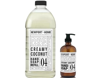 Newport and Home Hand Soap Refill, 2-Pack (Creamy Coconut)