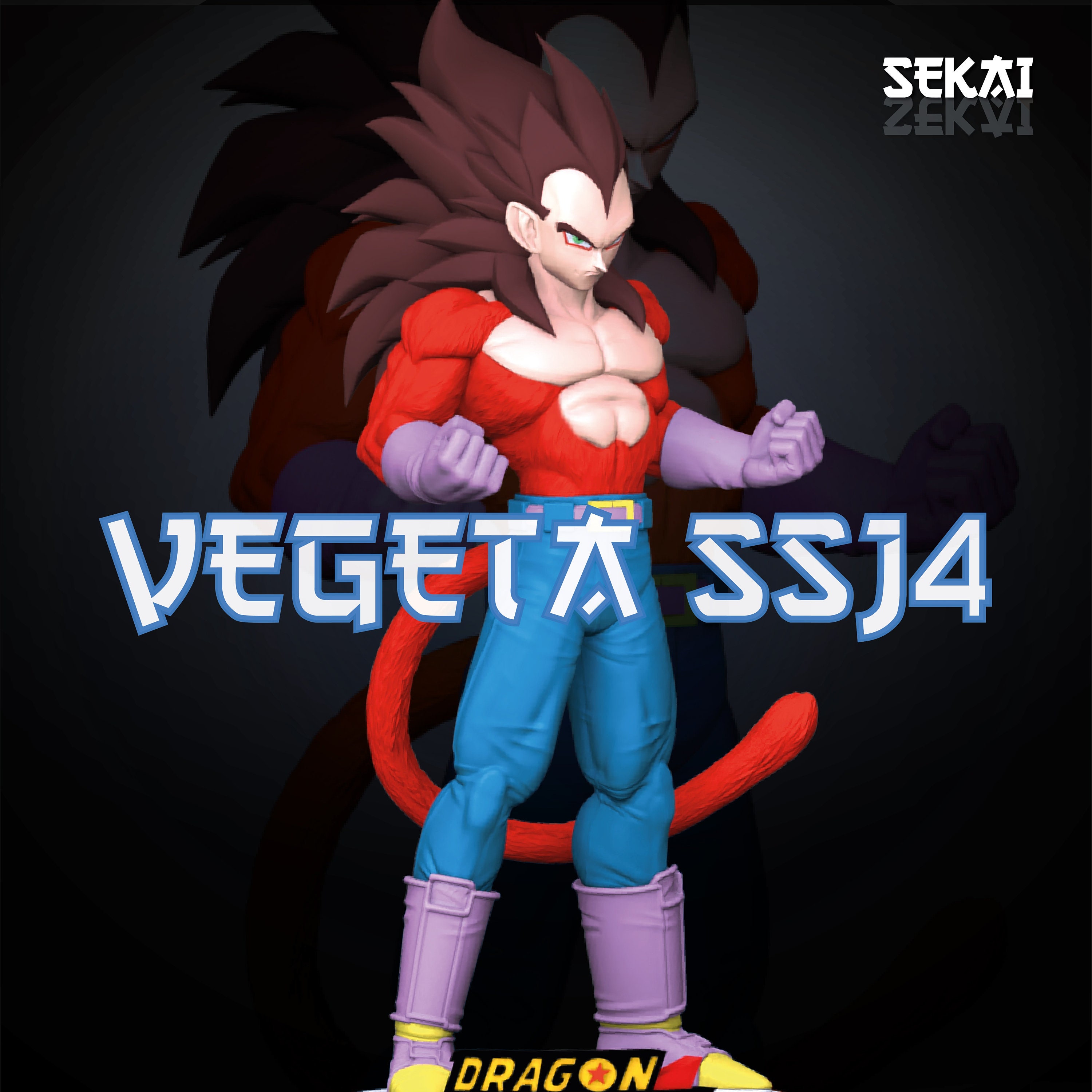 Goku Super Saiyan 4 Poster by Ulr97