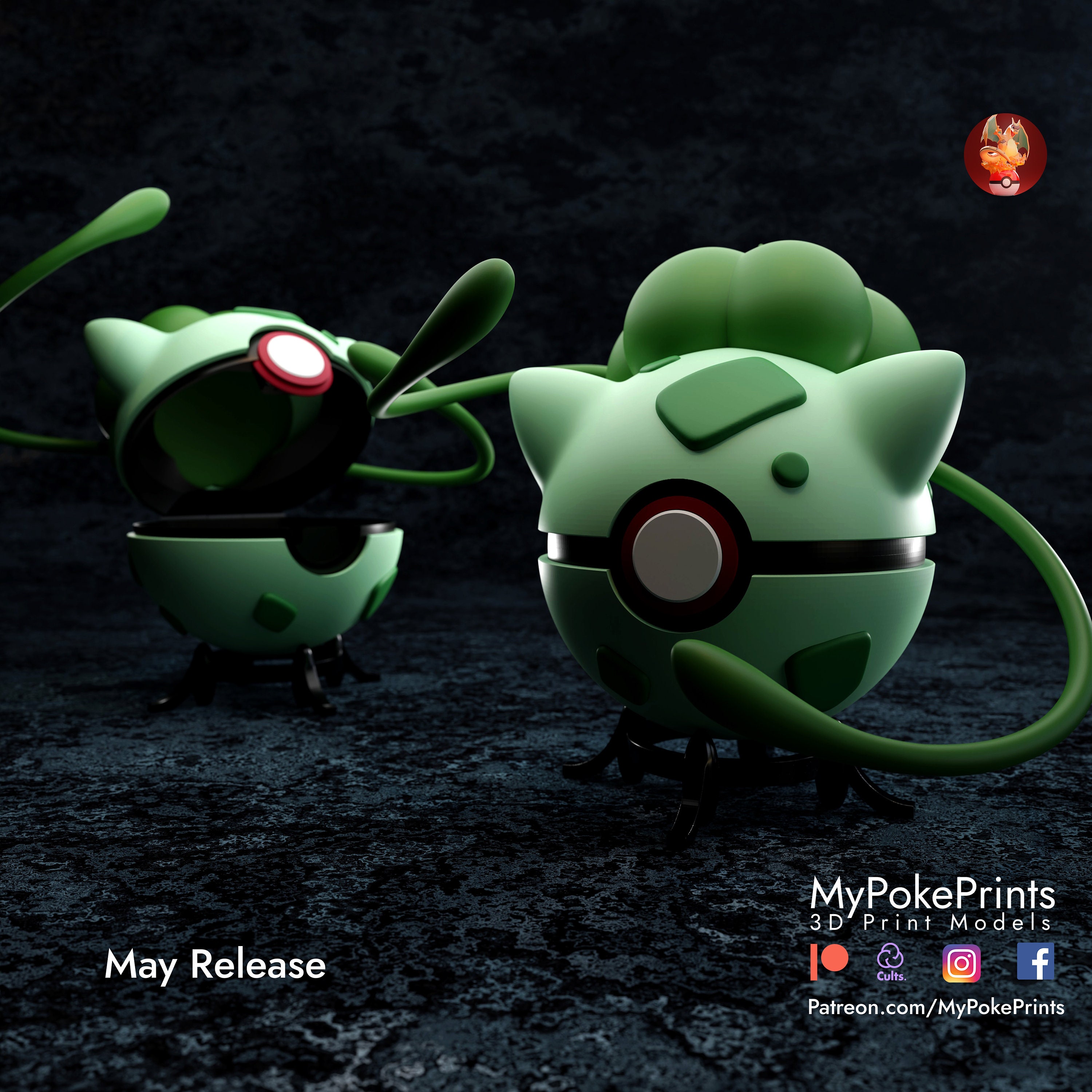 3D file Pokeball Avatar・3D printing idea to download・Cults