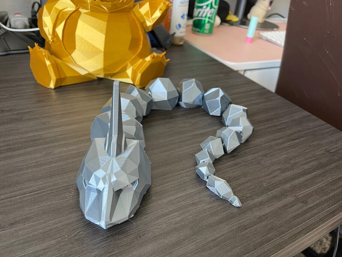 Pokemon Fan Creates Crystal Onix Figure