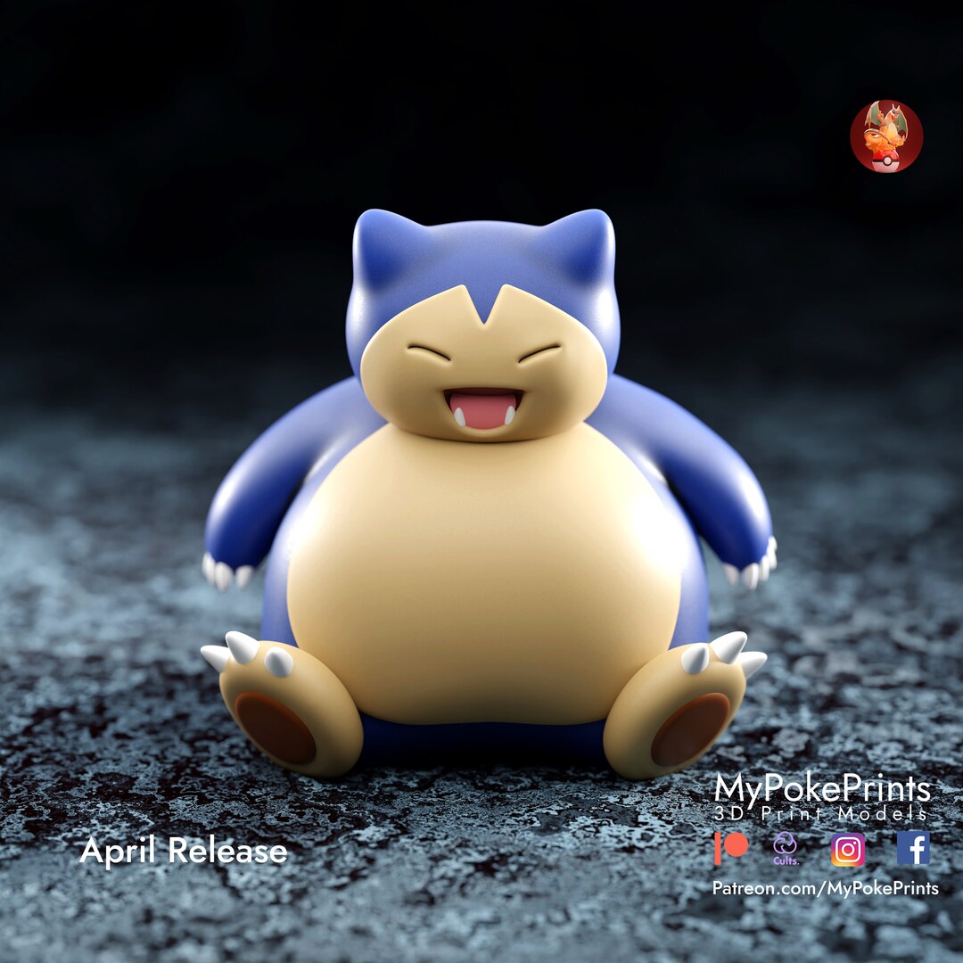 Snorlax Pokemon Collector Model - Etsy
