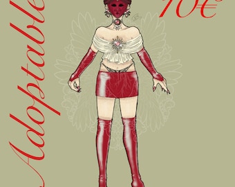 Queen of Hearts Adoptable Character