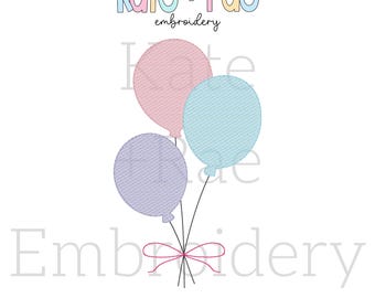 Croquis de ballons d&#39;anniversaire motif de broderie - motif de broderie ballon - motif de broderie ballons d&#39;anniversaire - croquis d&#39;anniversaire
