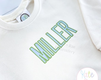 Beau Fill Stitch with Satin Border Machine Embroidery Font • Digital Download