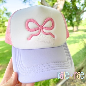 Schleife Mini 3D Puff Stickdatei • Kokette Schleife Stickdatei • Satin Schleife Stickdatei • 3D Puff • Digital Download Design