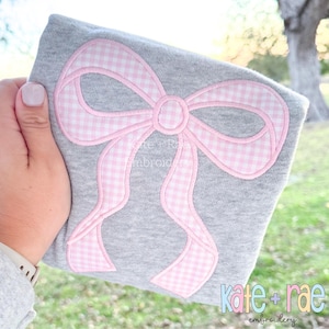 Merritt Bogen Satinstich Applikation Stickmuster - Bogen Applikation Stickmuster - grosse Schleife Applikation Stickmuster - Bogenstickerei