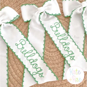 Delilah Bean Stitch Embroidery Font • Script Bean Stitch Embroidery Font • Girls Script Embroidery Font • Cursive • Digital Download