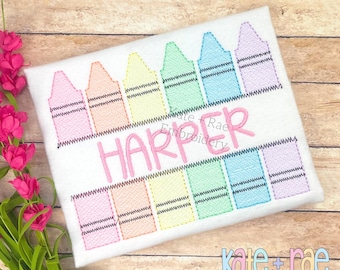 Buntstift Stickmuster • Buntstift Stickdatei • Buntstift Stickmuster • Digital Download
