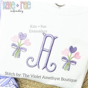 Heart Bouquet Mini Fill Embroidery Design - Valentine&#39;s Day Mini Fill Embroidery Design - Valentine&#39;s Day Embroidery Design - Mini Fill