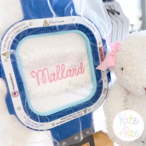 HoopLilly • Rozpuszczalny w wodzie stabilizator i uchwyt na wierzch do tamborków do haftu • H