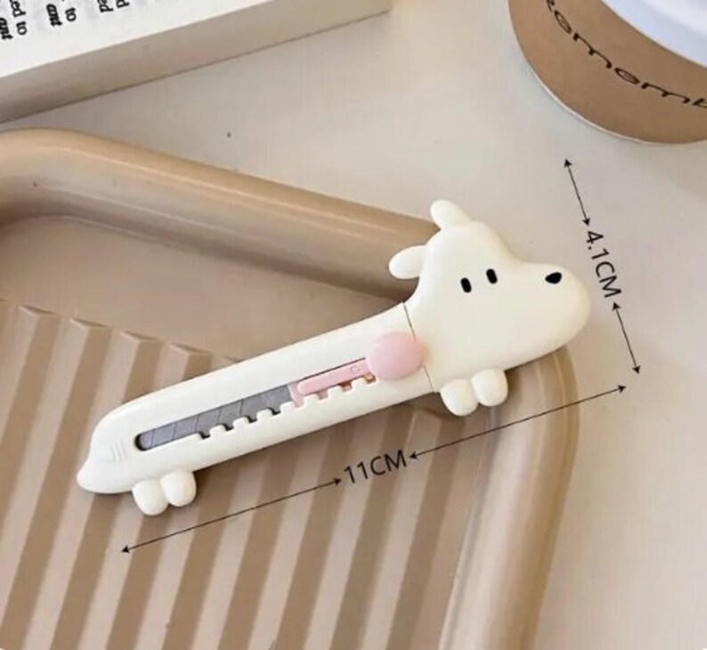 NEW IN Cute Puppy Animal Cartoon Kawaii, Box Cutter, Dog, Box Cutter ...