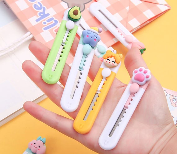 Kawaii Avocado, Sailor Moon, Craft Knife, Mini Portable Kawaii Box Cutter,  Gifts for Her, Retractable Knife, Cute Letter Opener, Safety Tool 