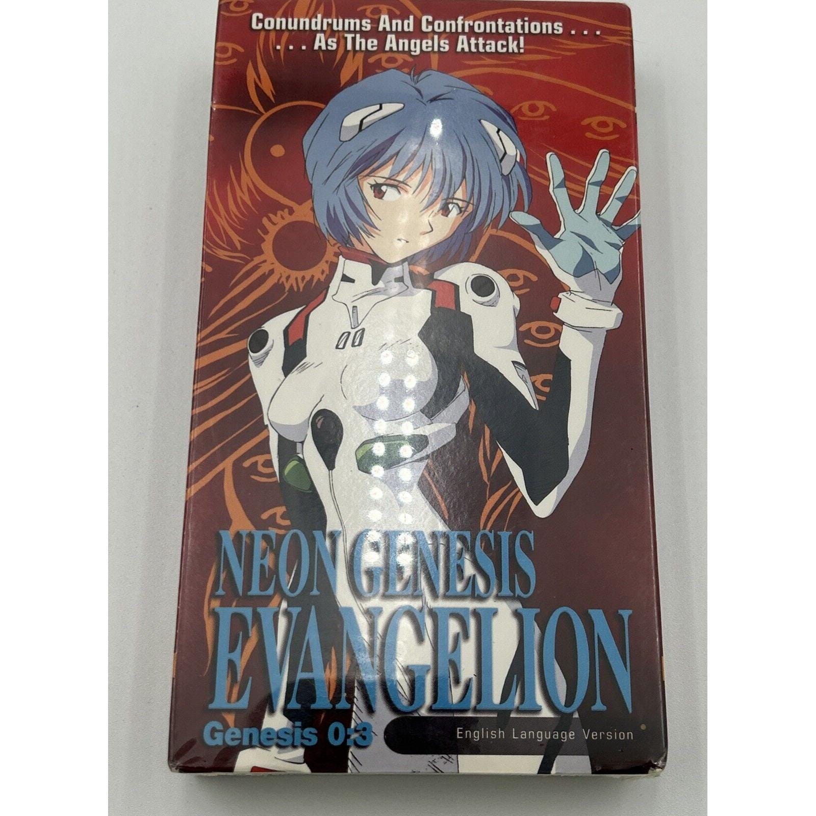 Evangelion Neon Genesis 0:3  VHS Tape English Language Dubbed “New”