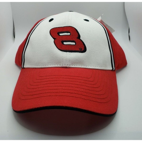 NEW Vintage NASCAR Dale Earnhardt Jr #8 Budweiser Adjustable Hat Cap Baseball