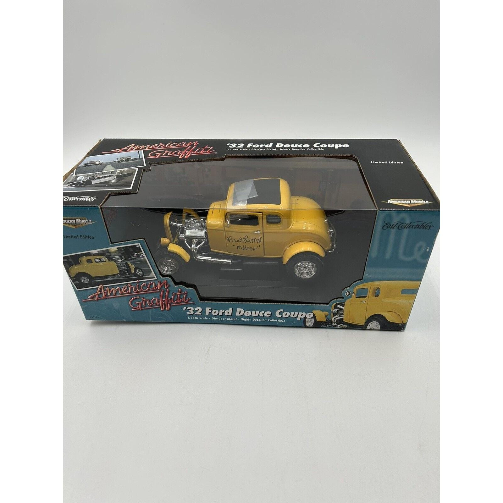 '32 Ford Deuce Coupe アメリカングラフィティ ミニカー 32 Ford Deuce Coupe ERTL American Graffit 1 18 for sale