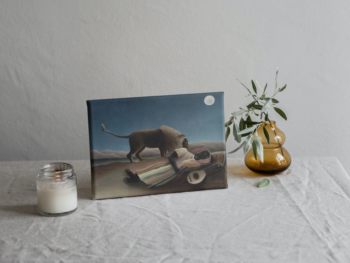 The Sleeping Gypsy Henri Rousseau Classical Art Digital Download ...