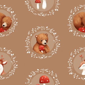 Toile de coton premium | Portraits d'automne - Caramel | AP493851287531594