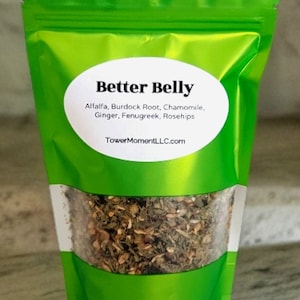 Better Belly Herbal Tea - IBS/ Bloating - Loose tea- Organic- Wild Crafted