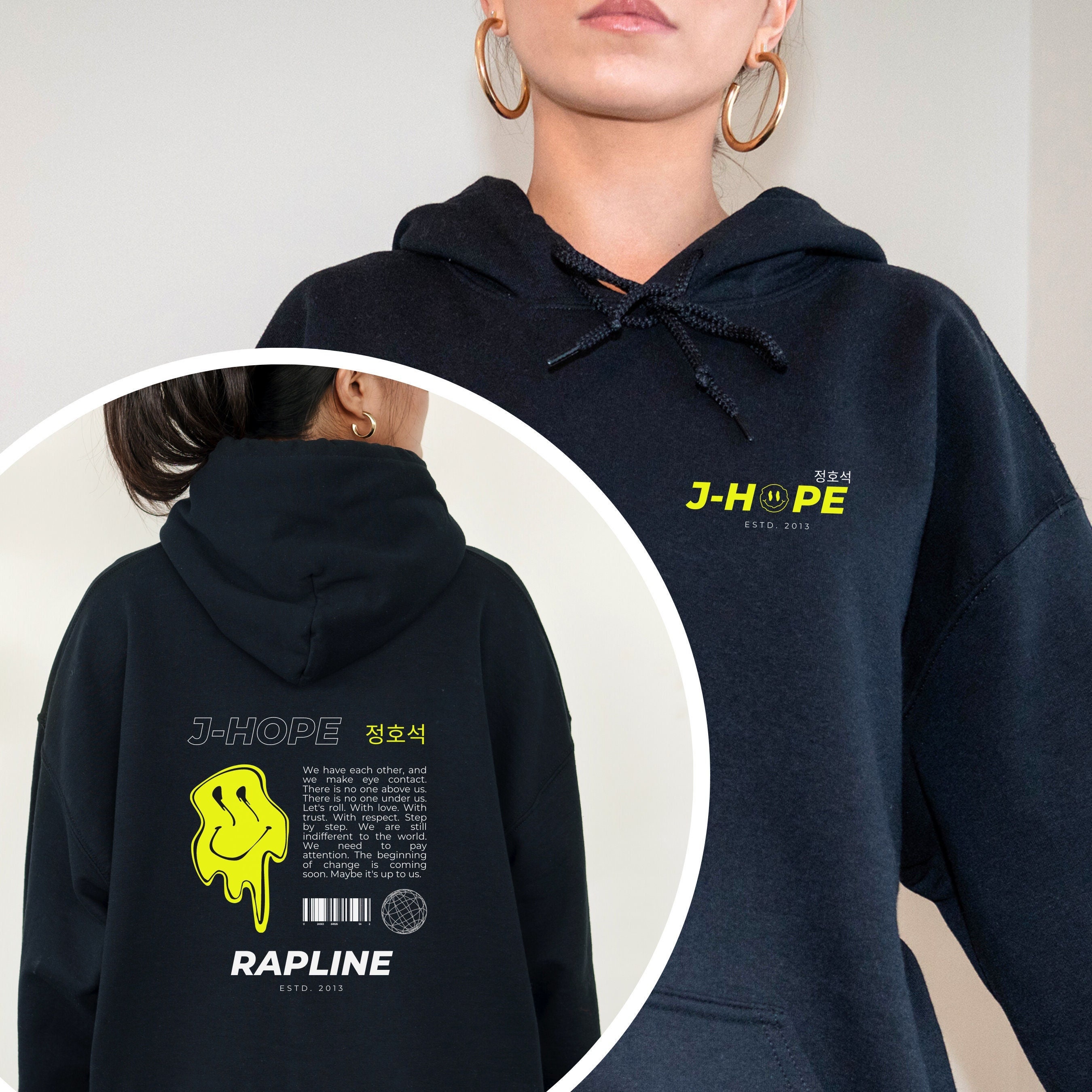 J-Hope Lollapalooza Exclusive Zip Up Hoodie