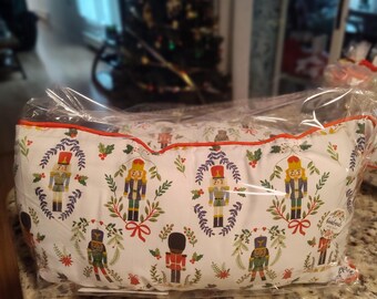 Christmas nutcracker . Neck pillow, chair, room decor, gift , Holiday accent. handmade