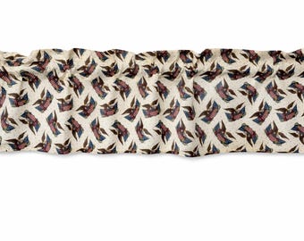 Patriotic Eagle Window Valance, Americana Kitchen Curtain, Rustic Country Farmhouse Valance, 4th of July  Decor, Veterans Day, Memorial day