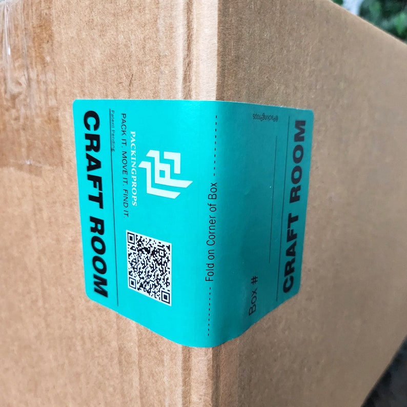 QR Coded Custom Moving Stickers, Moving Labels, Packing Stickers