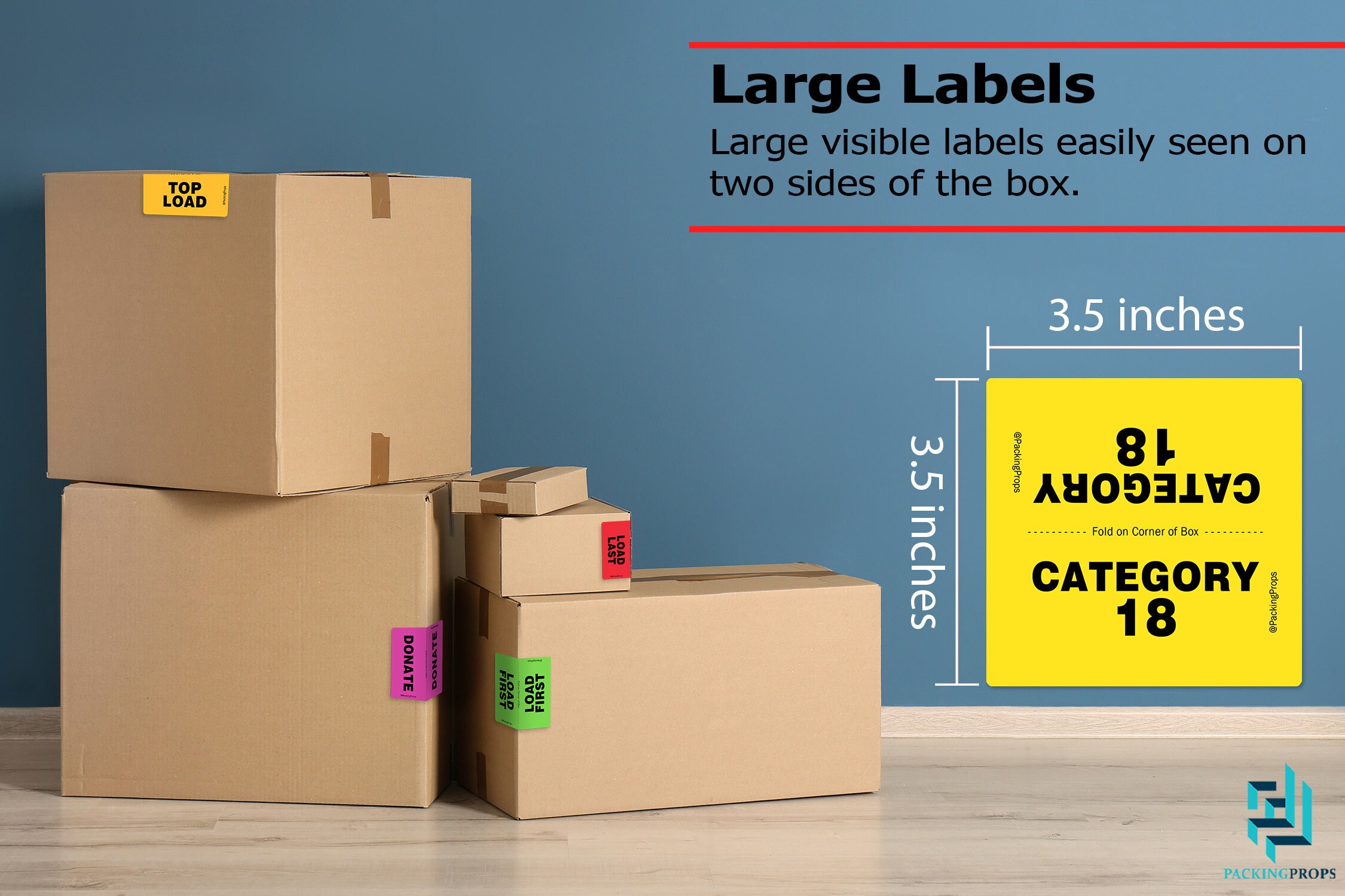 Custom Moving Box Labels, Moving Box Stickers, Relocation Stickers