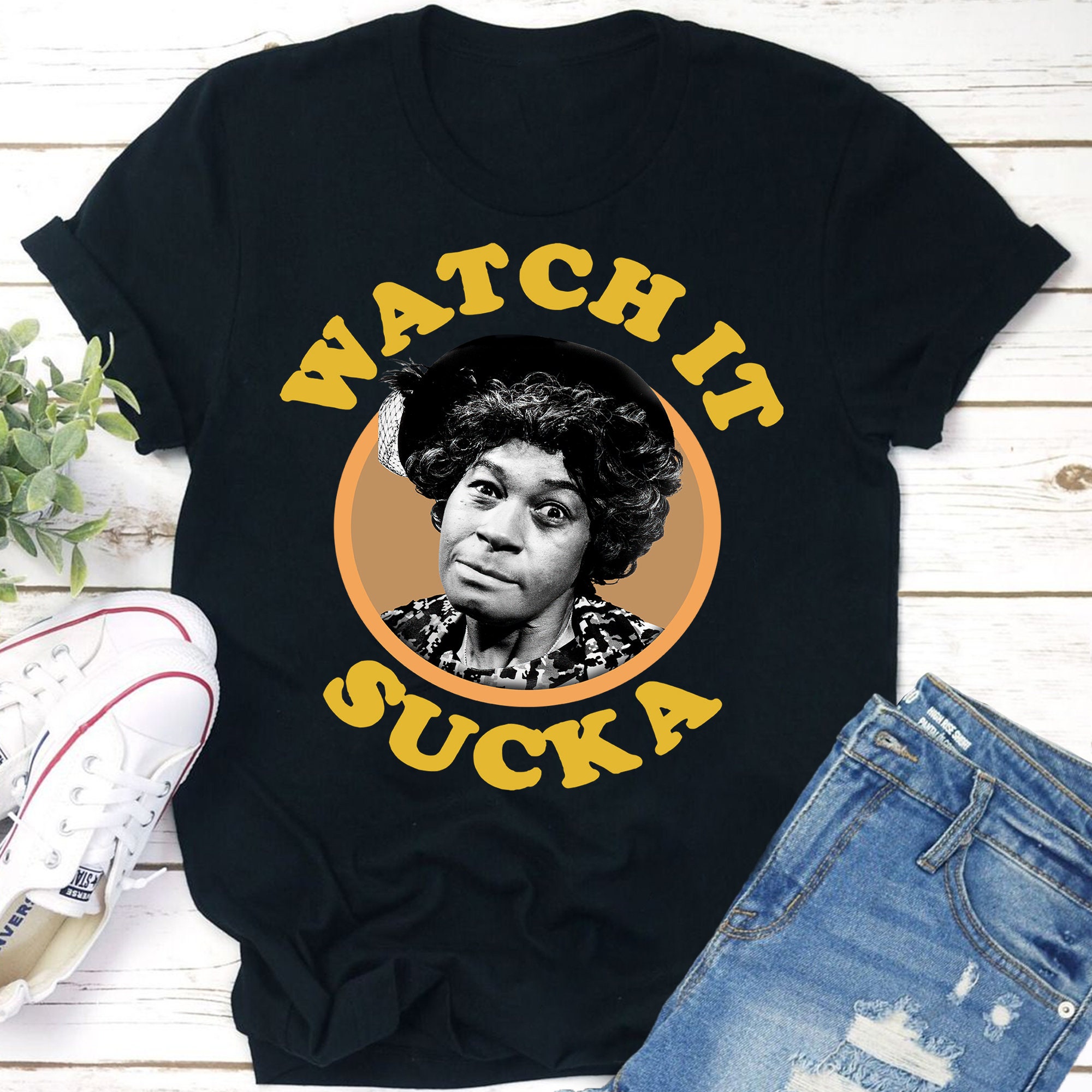 Discover Watch It Sucka Shirts, Sanford And Son Shirt, Movie Posters Gift, Movie Lover, Unisex Custom Shirt, 90s Vintage Movie T Shirt TV5852802