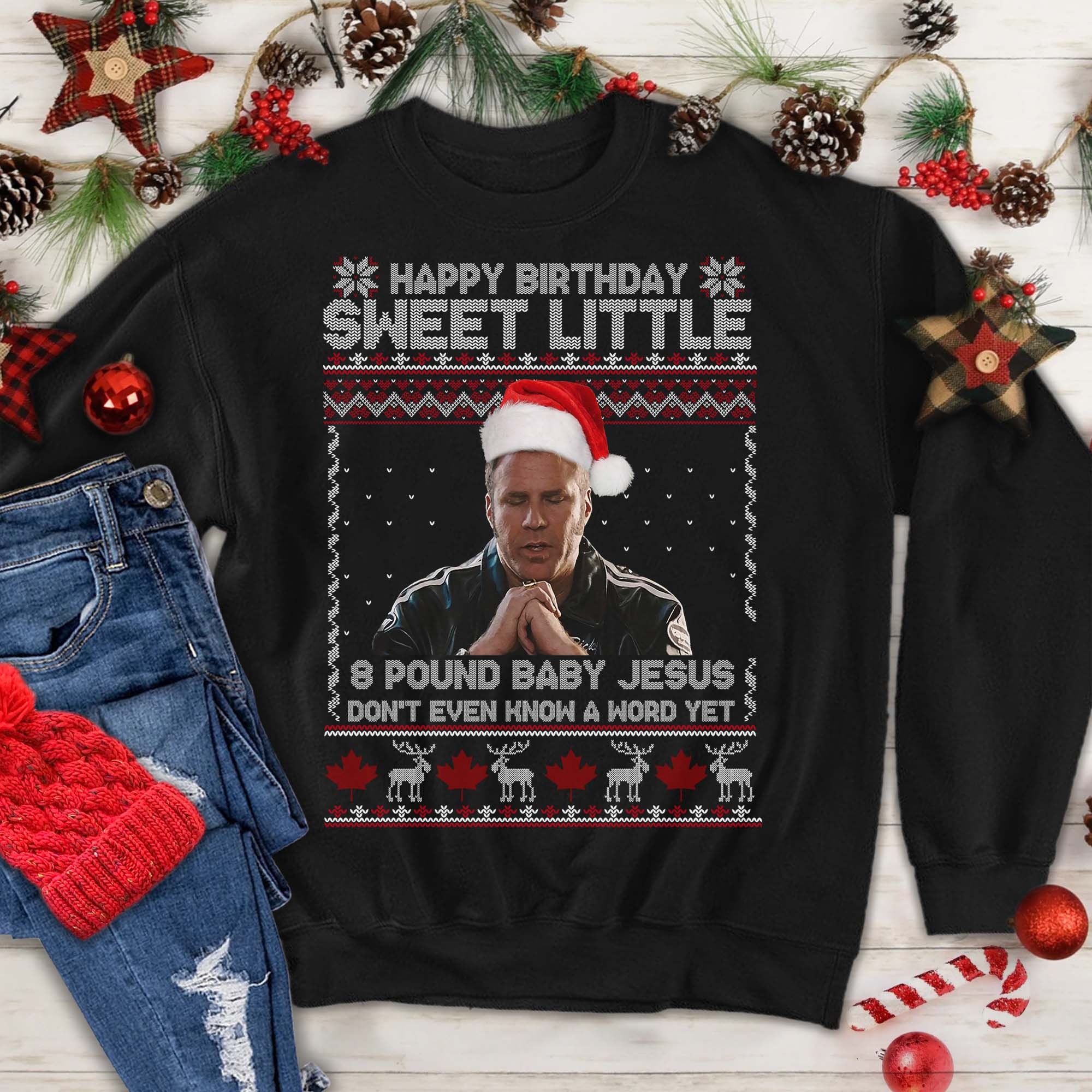 Discover Happy Birthday Sweet Little Sweatshirt, Ricky Talladega Nights Sweatshirt