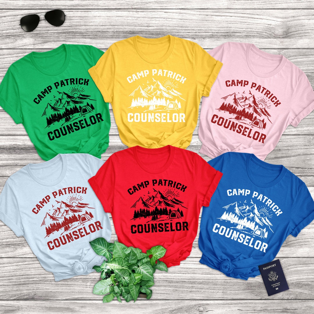 Personalized Camp Counselor Shirt, Custom Camp Counselor Tee, Camping Shirt for Summer, Family