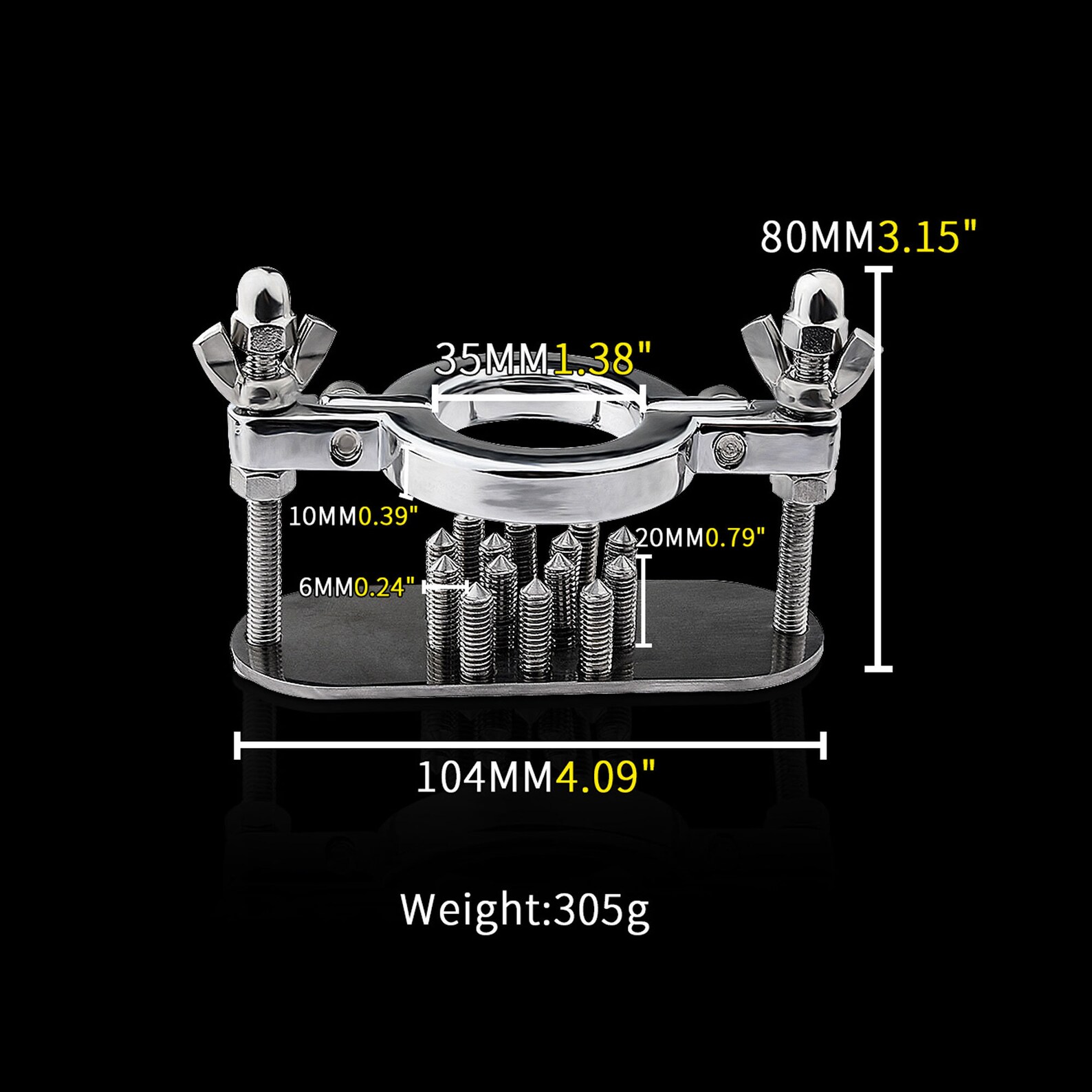 Balls Squeezer With Adjustable and Removable Spikes, Bring Pain and