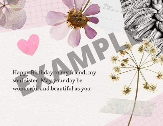 Happy Birthday Post Card - Etsy