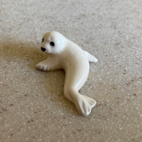 Hagen Renaker Baby Harp Seal
