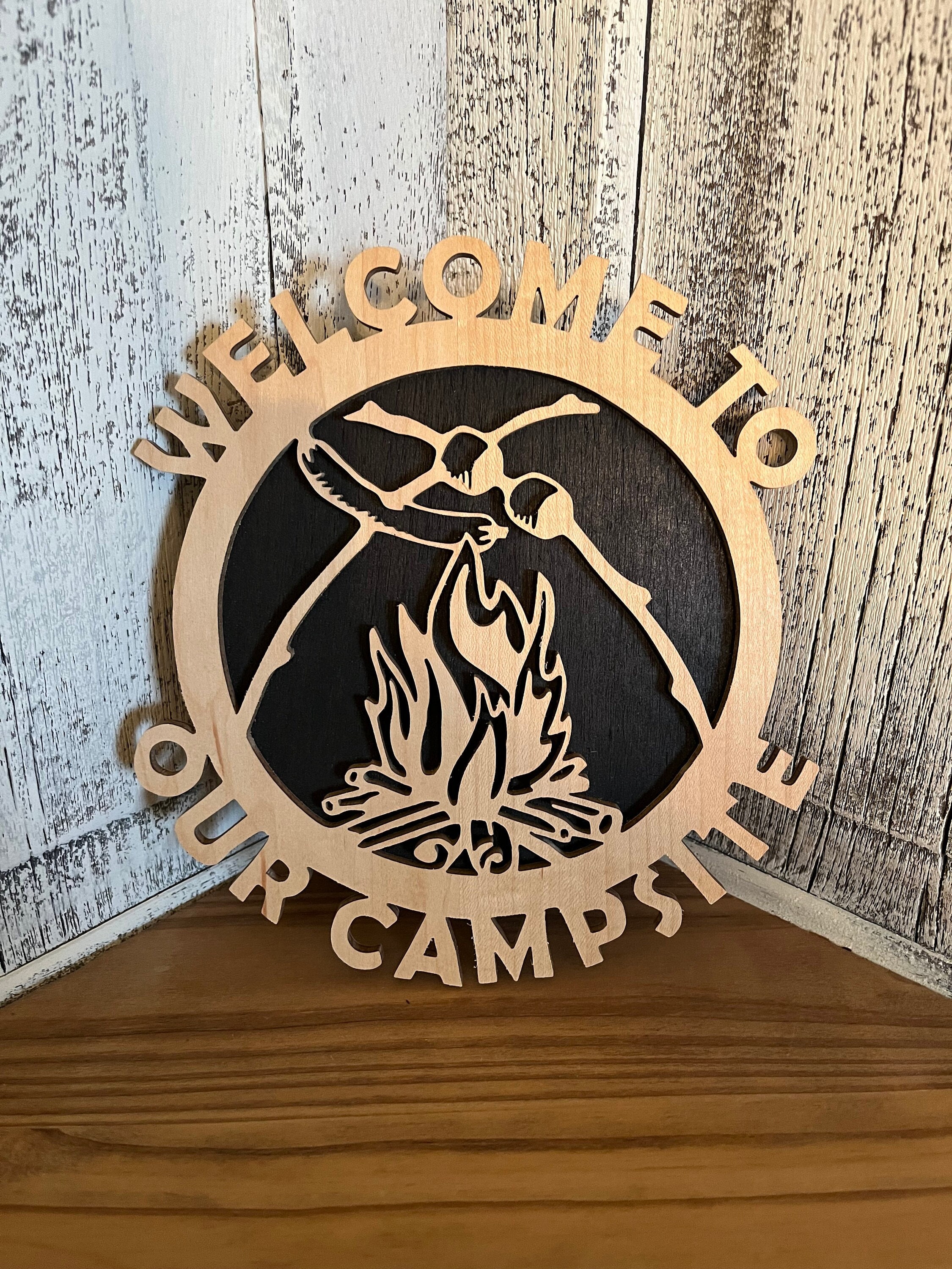 Campsite Sign- Camp Sign- Camper Sign- Tent Sign- Camping- Gift for Him ...