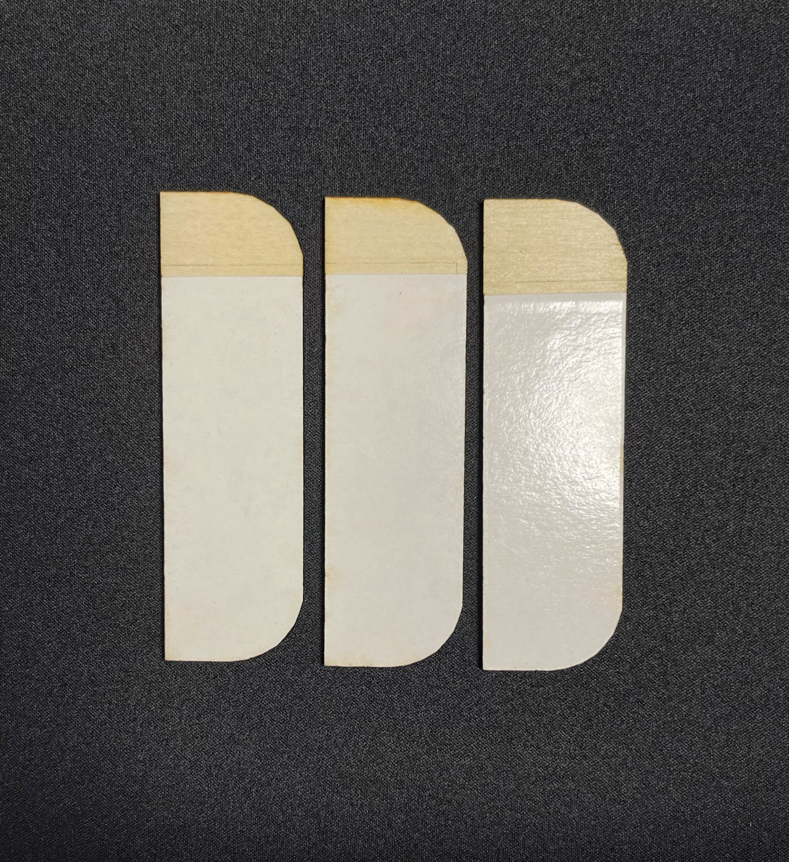 3.5 Inch Wood Door Hinge Filler Plates W/ Adhesive Back 3 in Etsy