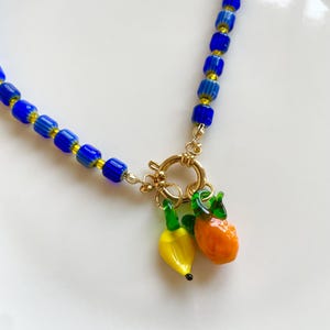 Fruit Color Necklace | Fruit Necklace