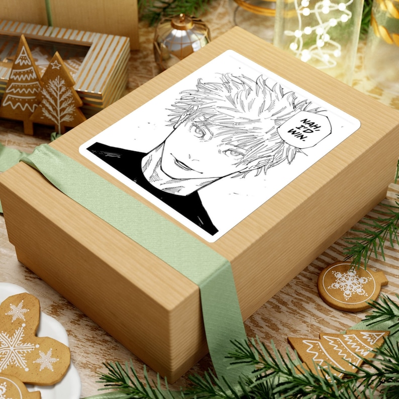 Gojo Satoru Nah I'd Win Sticker - Gojo Nah Id Win - Nah I'd Win Meme - Etsy