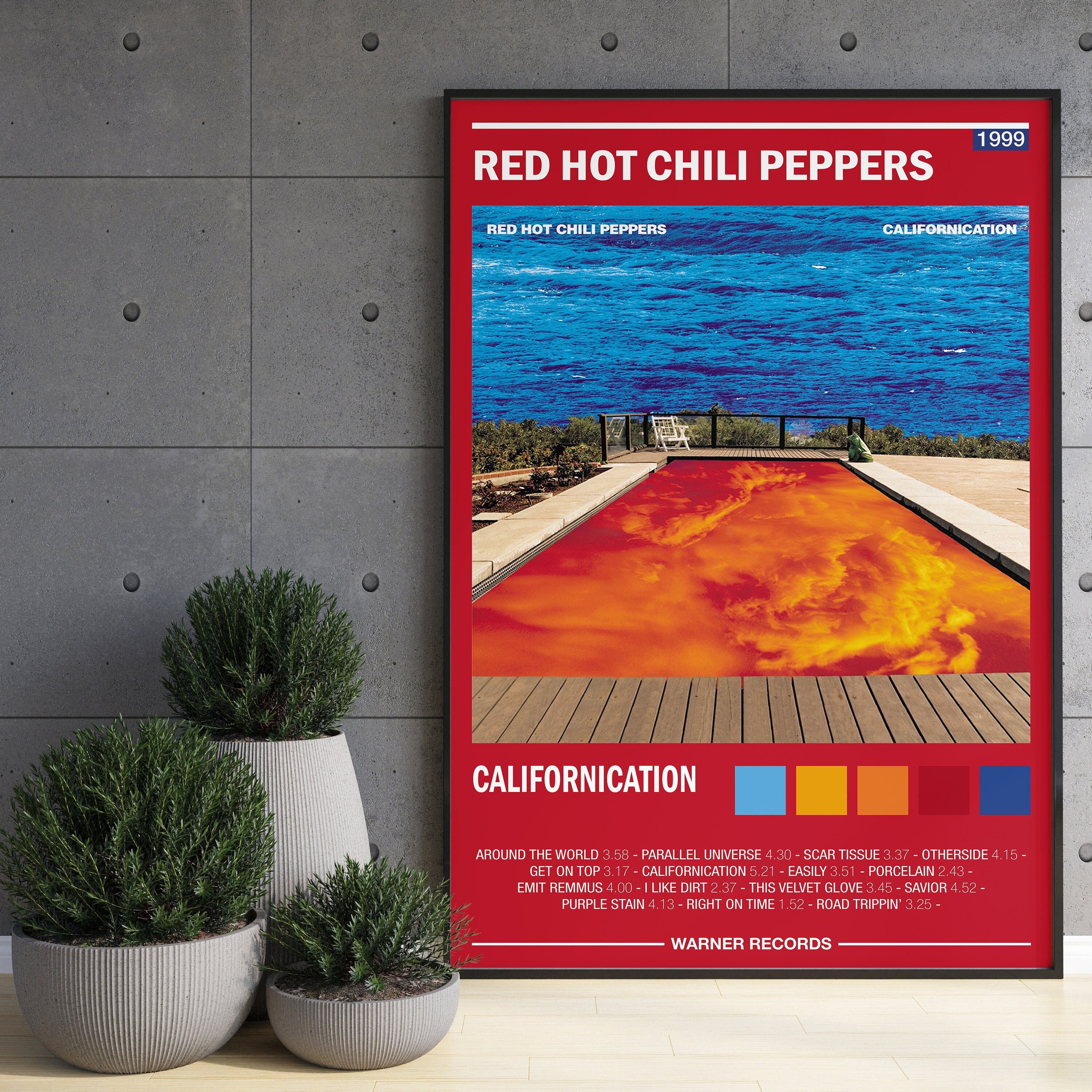 Red Hot Chili Peppers - Californication - Album Poster