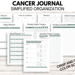 Cancer Journal | Printable Journal | Cancer Gift | Reflection Journal ...