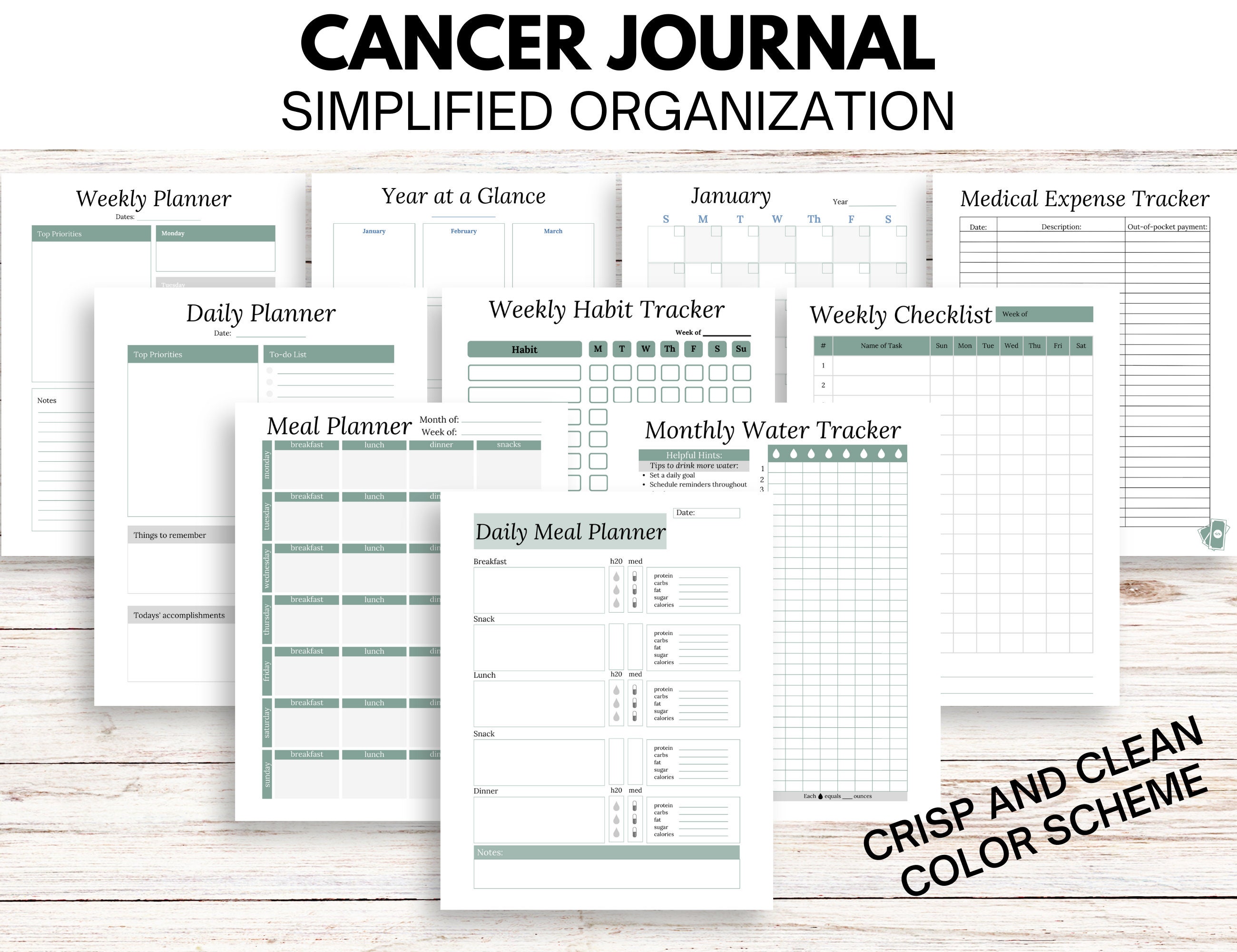Cancer Journal | Printable Journal | Cancer Gift | Reflection Journal ...