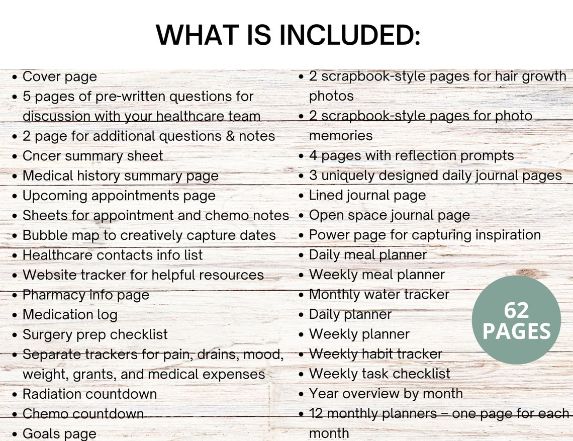 Cancer Journal | Printable Journal | Cancer Gift | Reflection Journal ...
