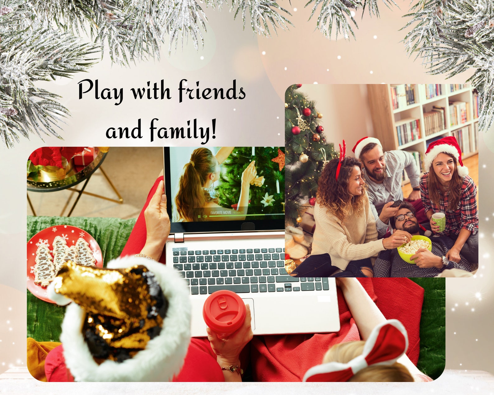 Hallmark Countdown to Christmas Movie Bingo Holiday Game Etsy