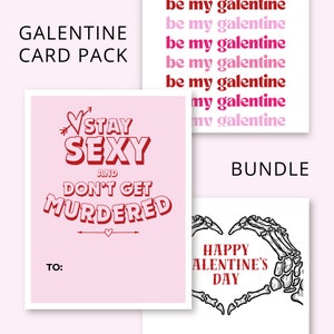 Lot de cartes Saint-Valentin, Carte de Saint-Valentin BFF, Lot de cartes de Saint-Valentin