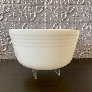 Pyrex for Hamilton Beach Milk Glass Large Mixing Bowl; vintage; vtg; retro; MCM; baking; cooking; Pyrex lovers; Pyrex collectibles;