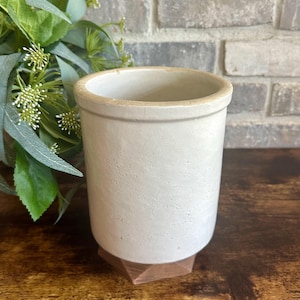 Pre-1930’s J.A. Bauer Pottery Crock; antique pottery; antique Bauer pottery; antique crocks; antique Bauer crock;