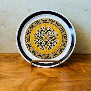 Mikasa StudioKraft Cortez Salad Plate; vintage Mikasa; collectible Mikasa dishes; MCM; mid century modern; unique vintage dishes