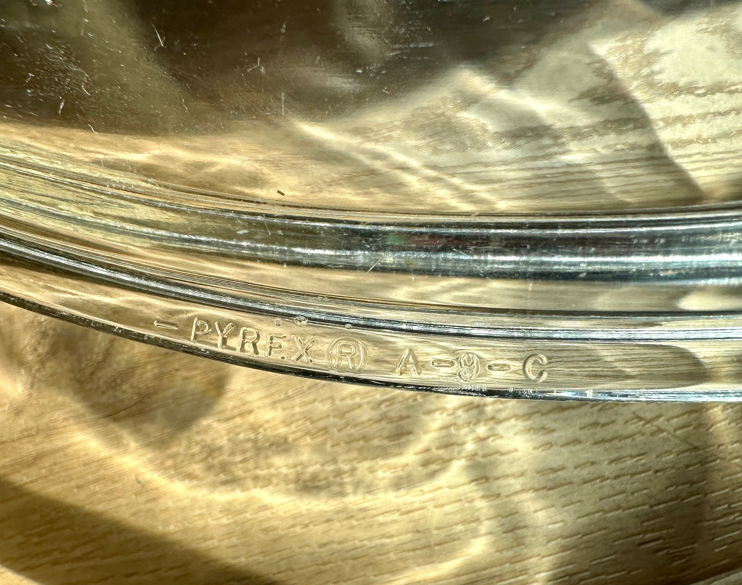 Pyrex/corning A9C Glass Lid Vintage Vtg Retro MCM Mid Century Modern