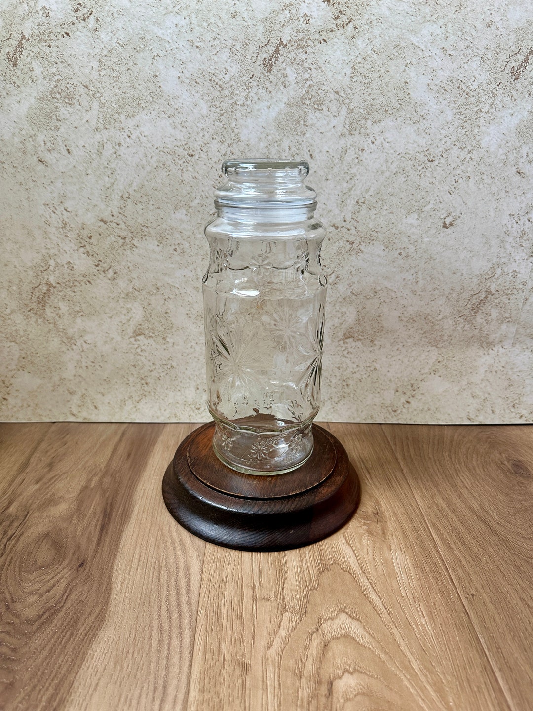 1980 Planters Peanuts Glass Jar Vintage Vtg Retro Etsy