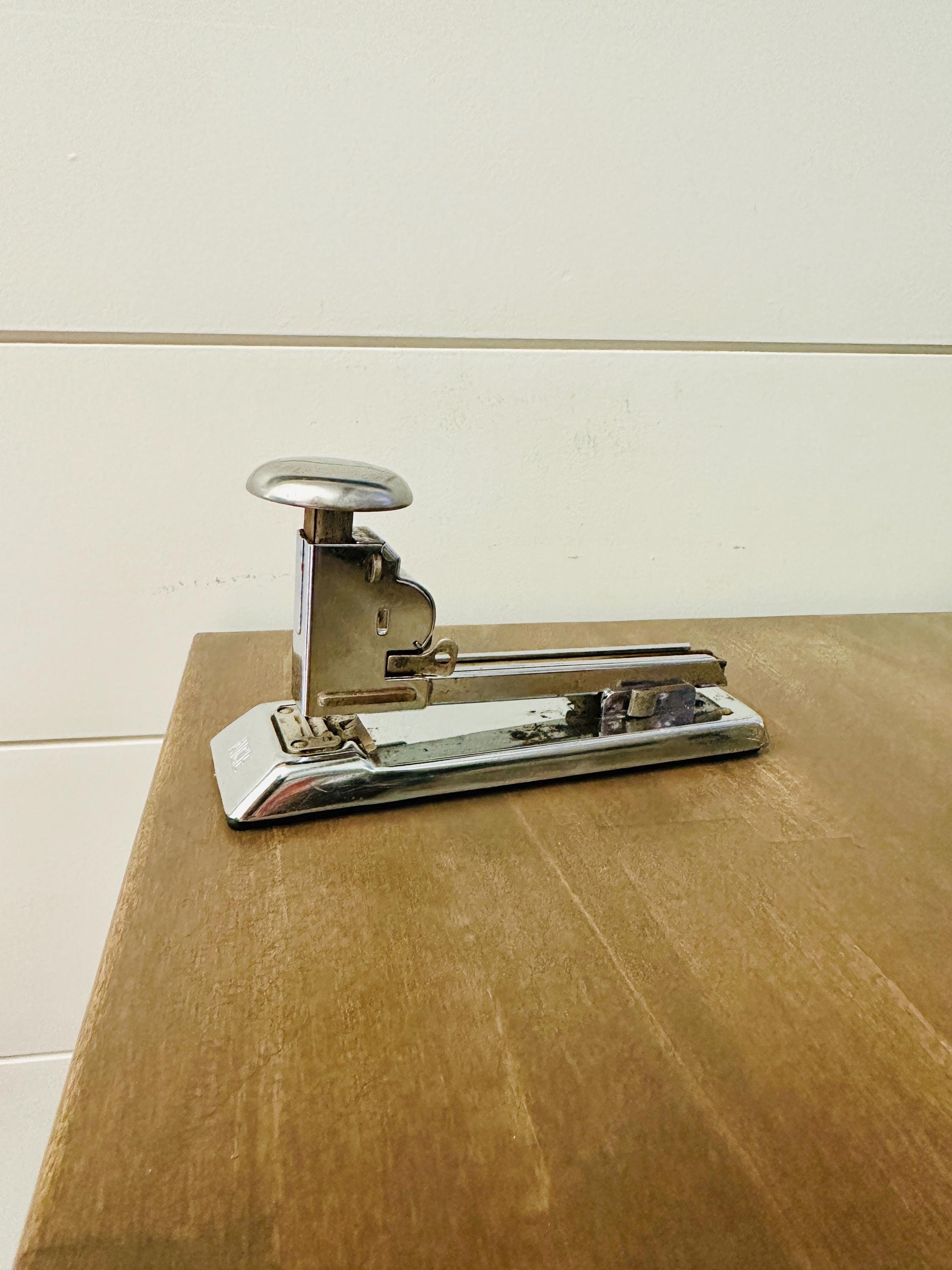 1960’s Ace Fastener Corp. Pilot Stapler #402; vintage staplers; retro staplers; mid century modern staplers; vintage desk decor