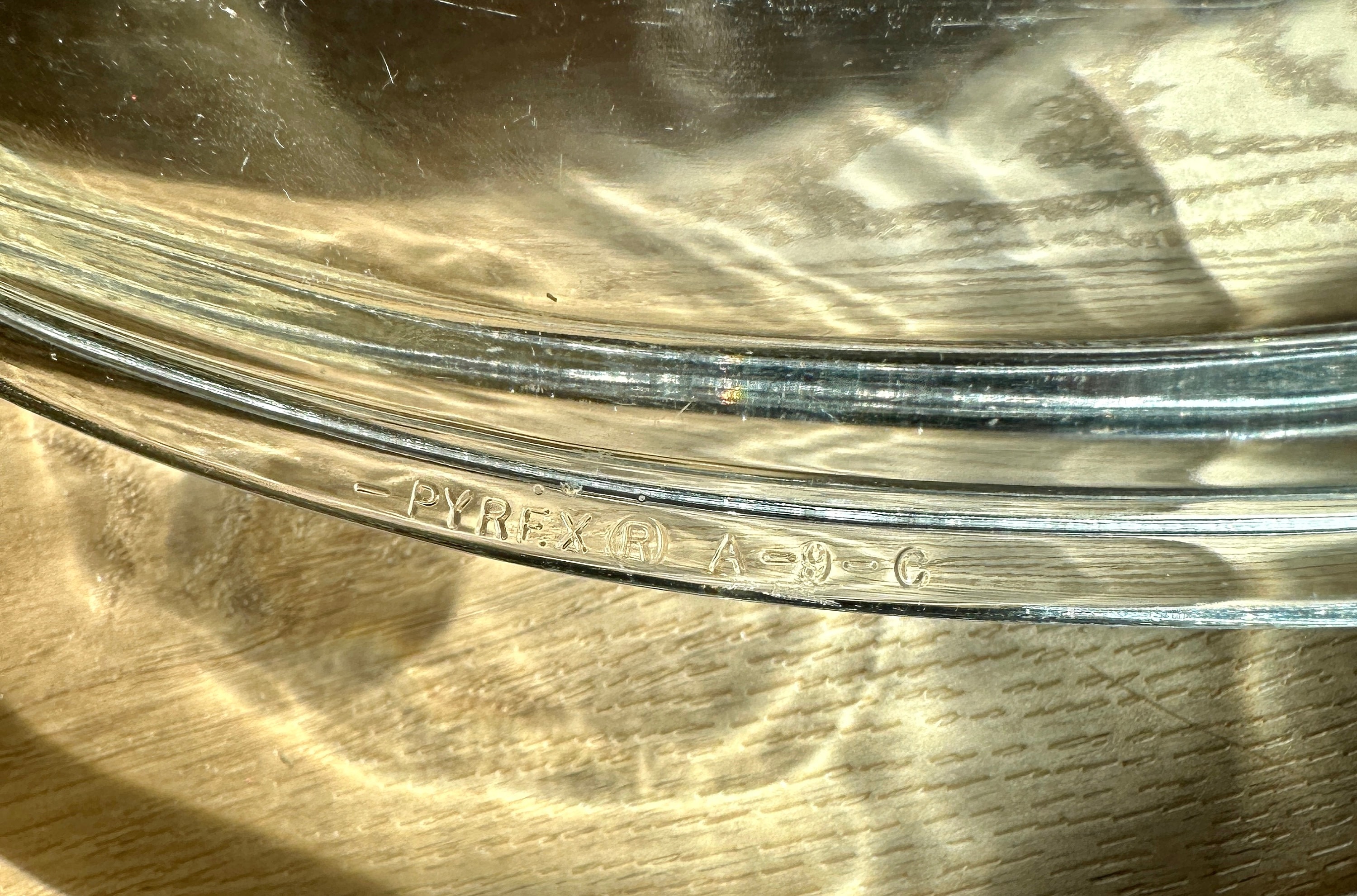 Pyrex/corning A9C Glass Lid Vintage Vtg Retro MCM Mid Century Modern